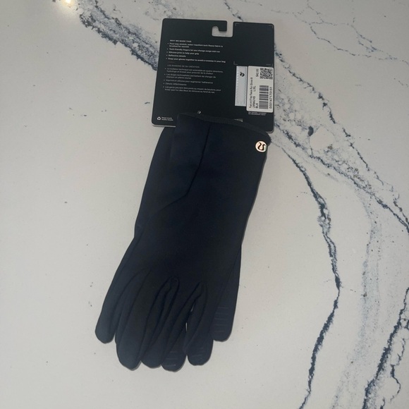 NEW Lululemon Women's Fast and Free Run Fleece W Gloves Textured Reflective L/XL - Picture 4 of 5